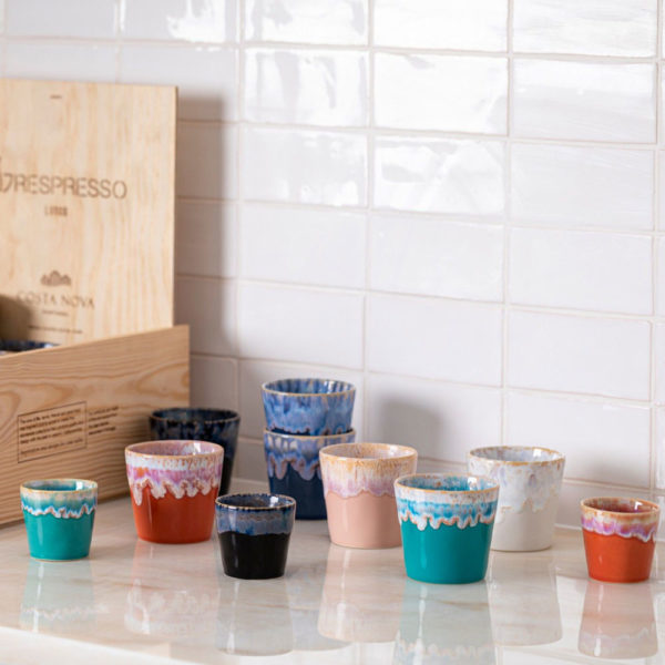 Grespresso Multicolor Boxed Lungo Cups - S/24 - Ocean Offerings