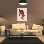 art-lady-lovely-canvas-couch