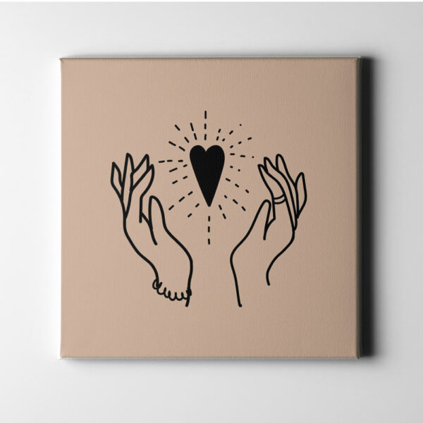 Canvas-heart-in-our-hands