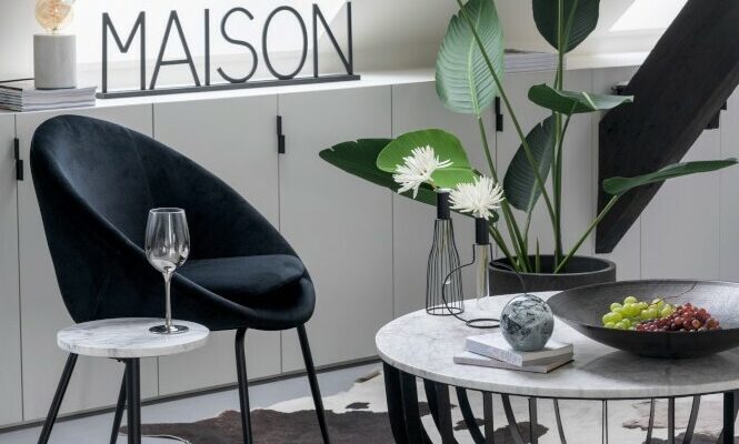 coffee-table-marble-black-white-metal