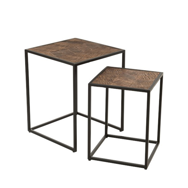 table-set-mango-wood-metal-front