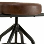 bar-chair-rotatable-brown-metal-pu