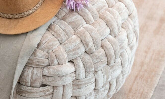 crocheted-stool-beige-textil