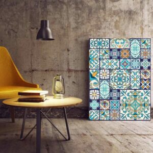 bohoria-art-canvas-blue-tile